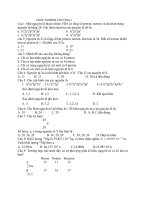 bai tap trac nghiem chuong 1 lop 10