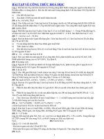 Các chuyên đề luyện thi chuyên Hóa