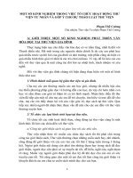 MỘT SỐ KINH NGHIỆM TRONG VIỆC TỔ CHỨC HOẠT ĐỘNG THƯ VIỆN TƯ NHÂN VÀ GÓP Ý CHO DỰ THẢO LUẬT THƯ VIỆN