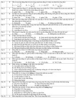 BÀI TẬP TN CHƯƠNG IV