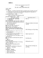 GIÁO AN LỚP 5 TUẦN 1 CỰC HAY