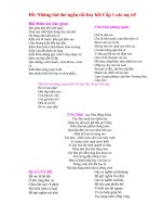 Thơ giành cho mẹ yêu bé