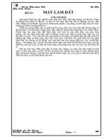 Thiết kế thiết bị ủi vạn năng + xới trên máy kéo T100M