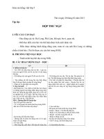 Giáo án tiếng việt 5 tuần 24 bài hộp thư mật3 