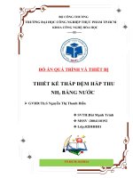 Đồ án quá trình và thiết bị thiết kế tháp đệm hấp thu NH3 bằng nước