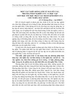 MỘT VÀI Ý KIẾN ĐÓNG GÓP VỀ NGUYÊN TẮC,  PHƯƠNG PHÁP NGHIÊN CỨU VÀ HỌC TẬP  GIÚP HỌC TỐT HỌC PHẦN TÁC PHẨM KINH ĐIỂN CỦA CHỦ NGHĨA MÁCLÊNIN