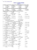 TEST 4 UNIT 6 ANH 7