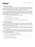 READING FOR TS 10 SO 2 +KEY