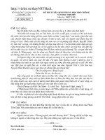 Đề đáp án VĂN vào lớp 10 http://violet.vn/thayNSTHcoL