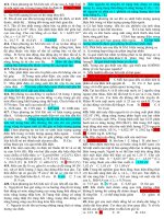 bộ đề ltdh khó có đáp án