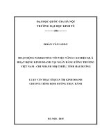 Hoạt động marketing với việc nâng cao hiệu quả hoạt động kinh doanh tại ngân hàng công thương việt nam chi nhánh nhị chiểu   hải dương