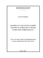 Tạo động lực cho người lao động tại công ty cổ phần đầu tư đô thị và khu công nghiệp sông đà 7