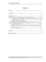 Chất lượng nhân lực của doanh nghiệp: Phương pháp nhận biết, đánh giá; thực trạng của 01 doanh nghiệp cụ thể, các nguyên nhân chính sâu xa và hướng biện pháp nâng cao