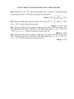 Bài toán đặc biệt về Dòng điện XC 2011