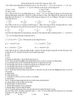 Đề thi thử ĐH THPT Việt Trì   Phú Thọ lần 1 năm 2011