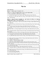 Hiện trạng về hạch toán nghiệp vụ kế toán tại Công ty TNHH  Nam TháiSơn