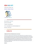 BKYH Bệnh học mắt