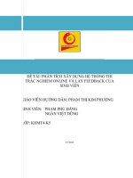 PHÂN TÍCH XÂY DỰNG HỆ THỐNG THI TRẮC NGHIỆM ONLINE VÀ LẤY FEEDBACK CỦA SINH VIÊN