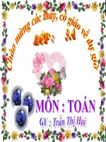 TOAN 3. Luyện tập chung TUAN 24