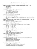 40 câu hỏi trắc nghiệm Hóa 9 Kì II