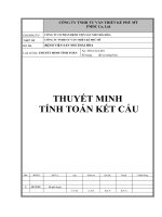Thuyết minh thiết kế bệnh viện thái hòa   đồng tháp
