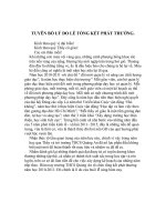 TUYÊN BỐ LÍ DO TK NĂM HỌC 2010 2011