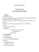 Giáo án tiếng việt 3 tuần 26 bài tập làm văn   kể về một ngày hội2 