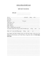 Đơn xin vào Đảng