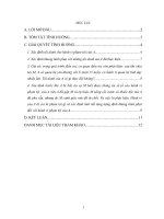 Bài tập học kỳ luật hình sự 2  Đh Luật Hà Nội