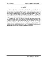 đồ án: quy trình cô đặc đường mía trong sản xuất đường