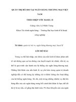 Bài tham luận quản trị rủi ro tại ngân hàng thương mại việt nam theo hiệp ước basel 2