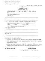 Nghị quyết đại hội liên đội năm 2010   2011