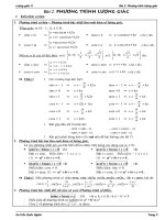 Phương trình lượng giác lớp 11