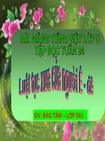 Bài giảng tiếng việt 5 tuần 24 bài luật tục xưa của người ê đê5 