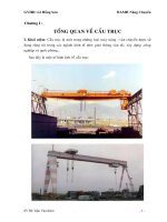 Đồ án máy nâng : Cầu trục
