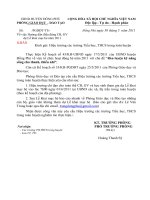 số 183 về việc hướng đẫn ..........dự lễ khai mạc hè 2011