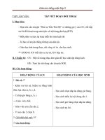 Giáo án tiếng việt 5 tuần 25 bài tập viết đoạn văn đối thoại7 