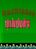 TLV Tuan 8 Luyen tap ta canh