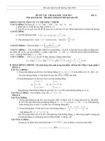 Đề ôn tập thi Đại học 2011