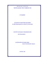 Giải pháp phát triển thị trường bảo hiểm xe mô tô hai bánh của công ty PVI hà nội 