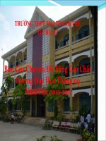 Dùng giáo cụ trực quan trong tiết dạy địa lí lớp 10