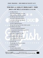 Cụm từ thường gặp trong PART 1 TOEIC