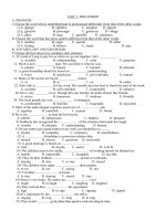 BÀI TẬP TIÊNG ANH Grade 11