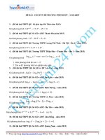 1000 bài tập chọn lọc môn Toán theo chuyên đề và dạng  có lời giải chi tiết  3 chuyên đề mũ logarit