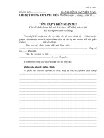 Tổng họp ý kien