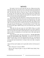 Xoá đói, giảm nghèo tại địa bàn huyện Quảng Xương Thanh Hoá