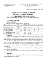 Thành tích tập thể đề nghị UBND khen vì thành tích năm học 2010 2011