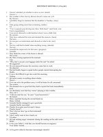 Bai tap bien doi cau thi tuyen lop 10 + Key 2