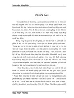 Hoàn thiện công tác tổ chức chi phí sản xuất và tính giá thành sản phẩm ở Công ty Cơ điện Trần Phú