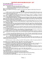 Giải toán bằng cách LPT(Ôn vào 10)